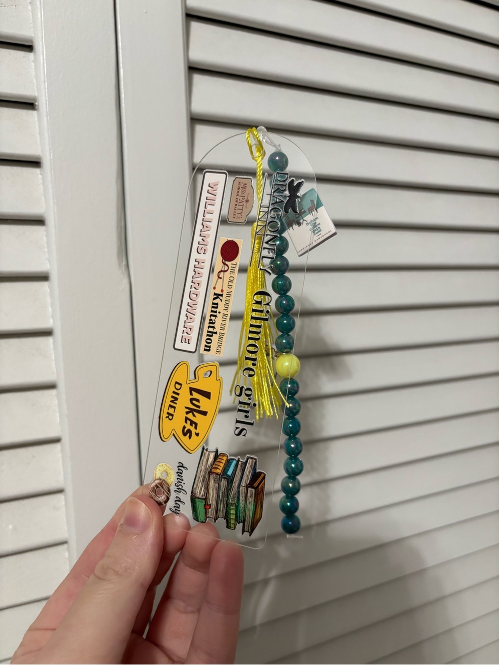 Tv show fandom vibes handcrafted bookmark by me